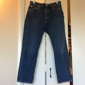 Like new AGOLDE RILEY jeans